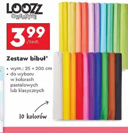 Biedronka Bibuły pastelowe Loozz oferta