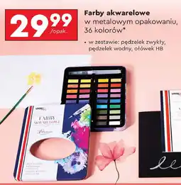 Biedronka Farby akwarelowe + akcesoria Loozz oferta