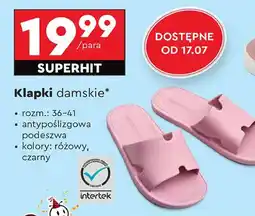 Biedronka Klapki damskie 36-41 oferta