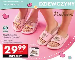 Biedronka Klapki damskie pusheen 37-40 oferta