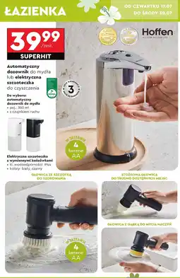 Biedronka Szczoteczka elektryczna do czyszczenia Hoffen oferta