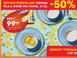 Biedronka Zestaw porcelany gemma Mg Home oferta