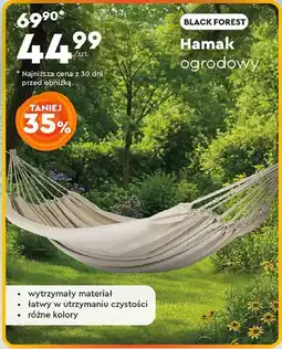 Biedronka Hamak ogrodowy Black Forest oferta