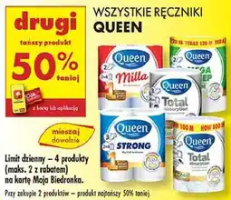 Biedronka Ręczniki papierowe Queen oferta
