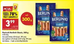 Biedronka Parówki classic Morliny Berlinki oferta