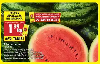 Biedronka Arbuz oferta