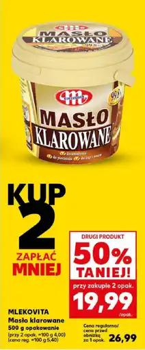 Kaufland Masło klarowane Mlekovita oferta