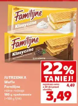 Kaufland Wafle Familijne Jutrzenka oferta