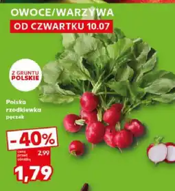 Kaufland Rzodkiewka polska pęczek Kaufland oferta