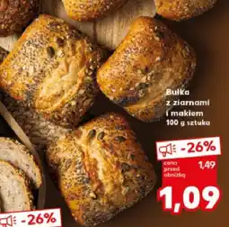 Kaufland Bułka z ziarnami i makiem Kaufland oferta