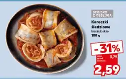 Kaufland Koreczki śledziowe kaszubskie Stoisko z obsługą oferta