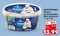 Kaufland Śledzie Kapitan Navi po kołobrzesku oferta