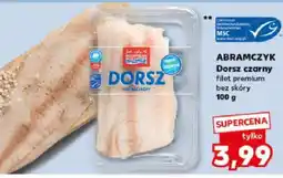 Kaufland Dorsz czarny Abramczyk filet premium bez skóry oferta
