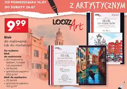Biedronka Blok do markerów 25 kartek Loozz Art oferta