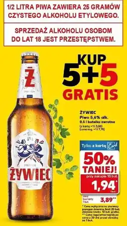 Kaufland Piwo Żywiec Jasne Pełne oferta