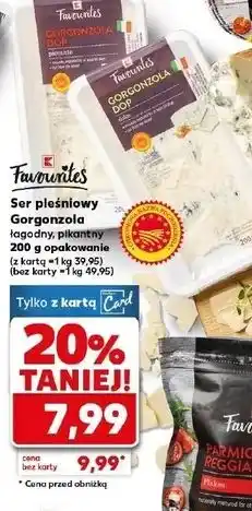 Kaufland Ser gorgonzola pikantny K-Classic Favourites oferta
