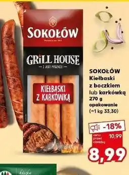 Kaufland Kiełbaski z karkówką Sokołów Grill House oferta