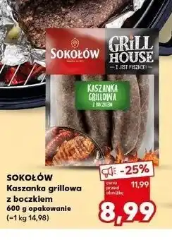 Kaufland Kaszanka grillowa z boczkiem Sokołów Grill House oferta