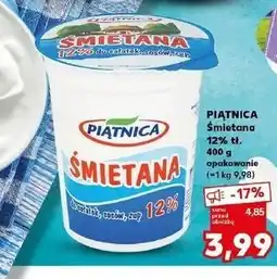 Kaufland Śmietana 12% Piątnica oferta