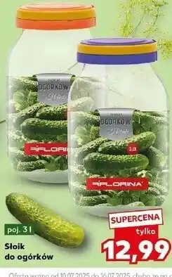 Kaufland Słoik do ogorków 3 l Florina (Florentyna) oferta