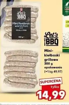 Kaufland Mini kiełbaski grillowe K-Classic Let's Bbq oferta