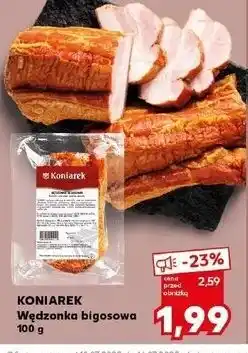 Kaufland Wędzonka bigosowa Koniarek oferta