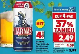 Kaufland Piwo Harnaś Jasne Pełne oferta