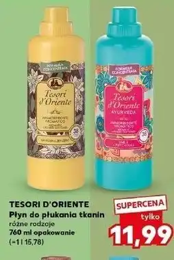 Kaufland Płyn do płukania tkani vaniglia e zenzero Tesori D'oriente oferta