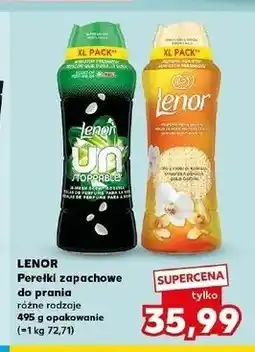 Kaufland Perełki gold orchid Lenor oferta