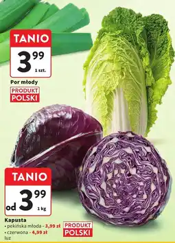 Intermarche Kapusta pekińska młoda Intermarche oferta
