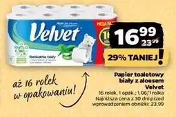 Netto Papier toaletowy z aloesem Velvet oferta