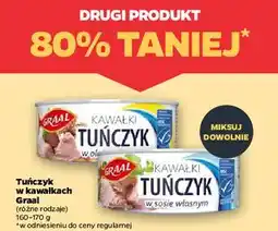 Netto Tuńczyk kawałki w sosie własnym Graal oferta