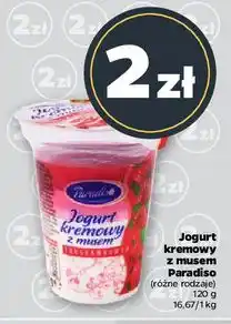 Netto Jogurt kremowy z musem truskawkowym Paradiso oferta