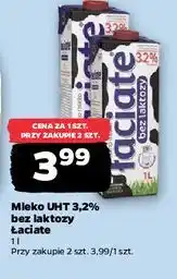 Netto Mleko bez laktozy 3.2% Łaciate oferta