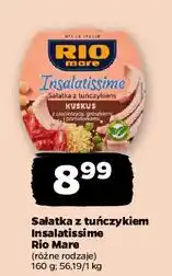 Netto Sałatka z tuńczykiem kuskus ciecierzycą groszkiem i pomidorami Rio Mare Insalatissime oferta