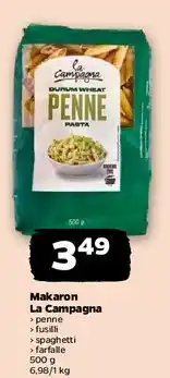 Netto Makaron kokardki La Campagna oferta