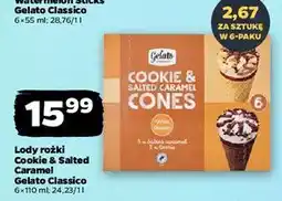 Netto Lody cookie & salted caramel Gelato Classico oferta