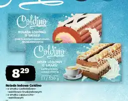 Netto Rolada lodow o smaku waniliowym i cappuccino Coldino oferta