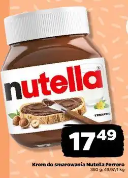 Netto Krem czekoladowo-orzechowy Nutella oferta