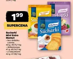 Netto Sucharki z rodzynkami Mamut oferta