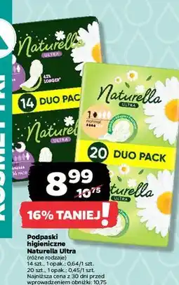 Netto Podpaski higieniczne normal 2-pak Naturella Ultra oferta