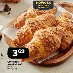 Netto Croissant z szynką i serem oferta