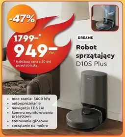 Biedronka Robot sprzątający D10S Plus Dreame oferta