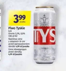 Społem Piwo Tyskie oferta