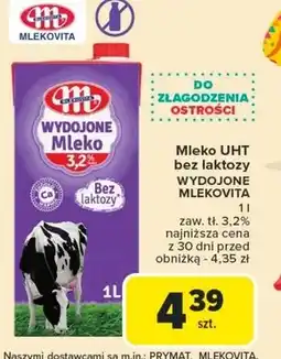 Carrefour Mleko bez laktozy Mlekovita oferta