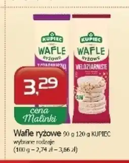 Malinka Market Wafle ryżowe Kupiec oferta