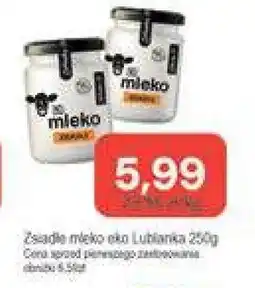 Społem Zsiadłe mleko Lublanka oferta