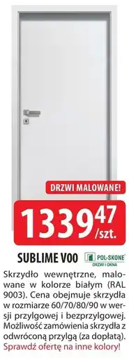 DDD Drzwi wewnętrzne Pol-skone oferta