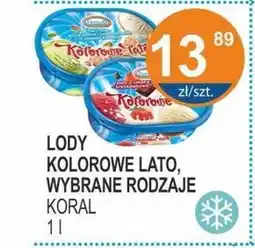 Rabat Lody Koral oferta