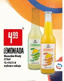 Społem Lemoniada Mazurskie miody oferta